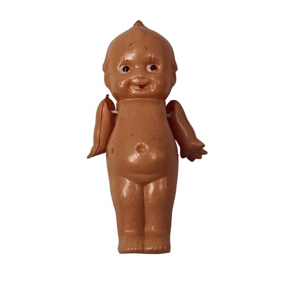 Kewpie Doll Vintage Japan Made  Figurine With String Arms Collectible Toy - Picture 1 of 5